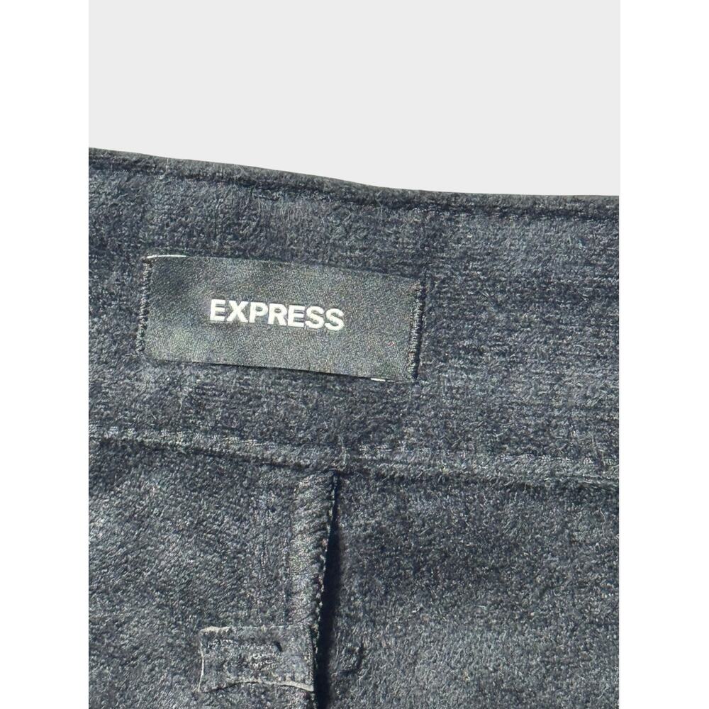 NWT Express 90s Slim Pants Womens 10L Black Faux Leather Super High Rise Classic - Picture 6 of 11